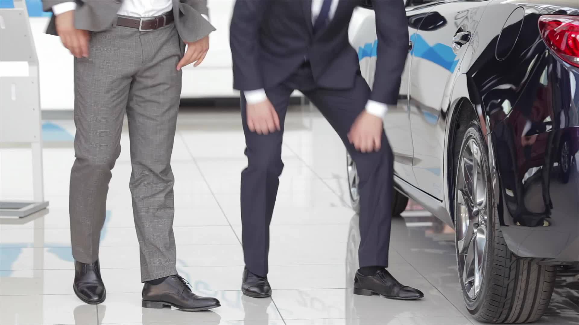 汽车分销行业的销售人员和客户视频的预览图