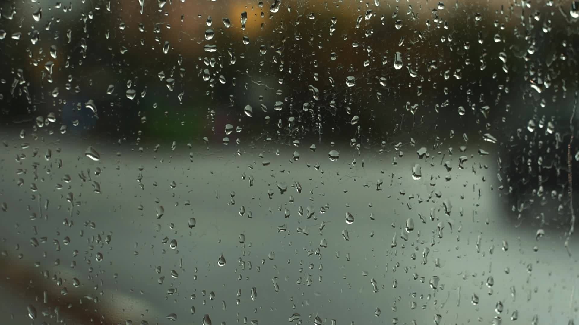 秋天的雨季天气视频的预览图