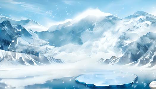 雪山雪景视频的预览图