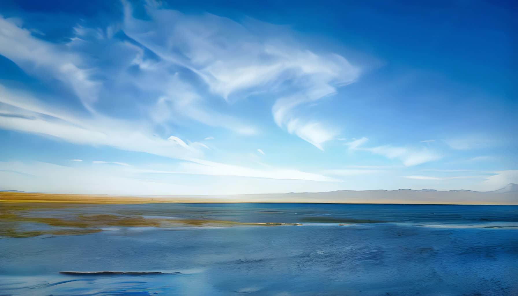 新疆巴里坤湖视频的预览图