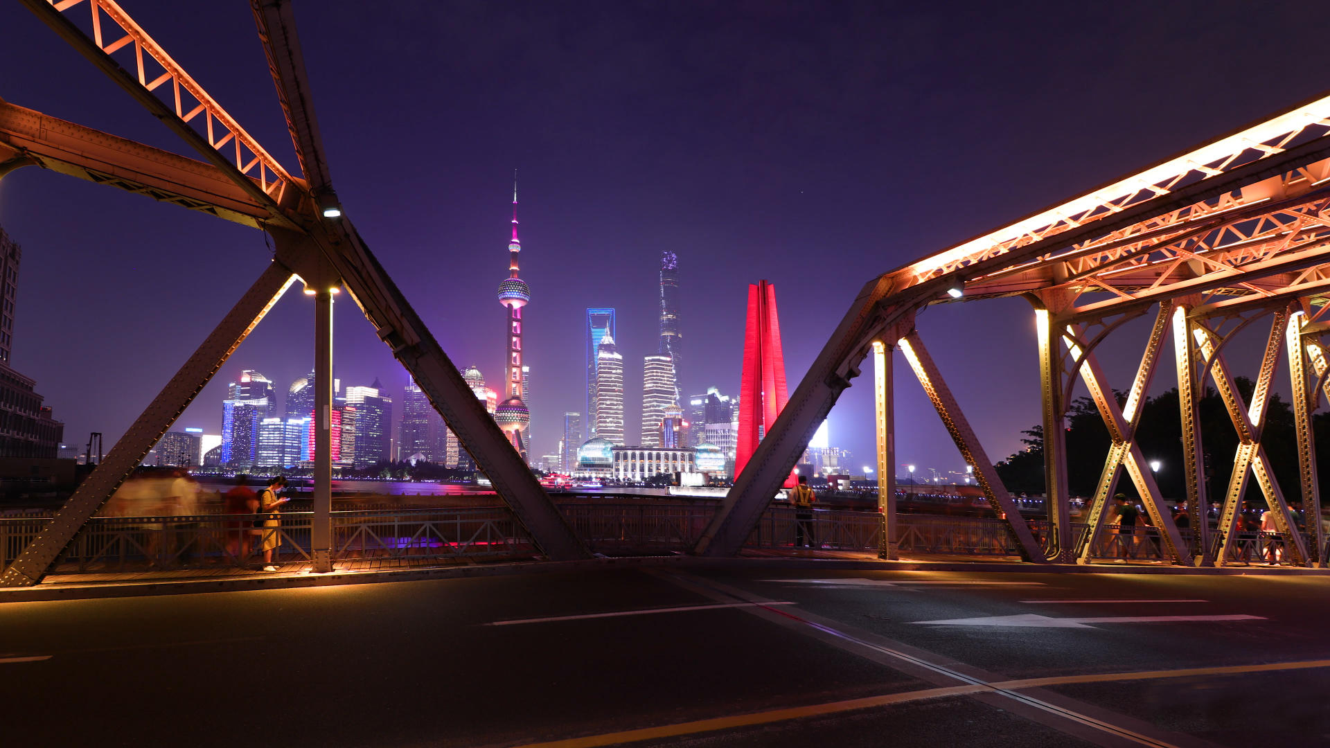 4K上海白渡桥延时视频的预览图