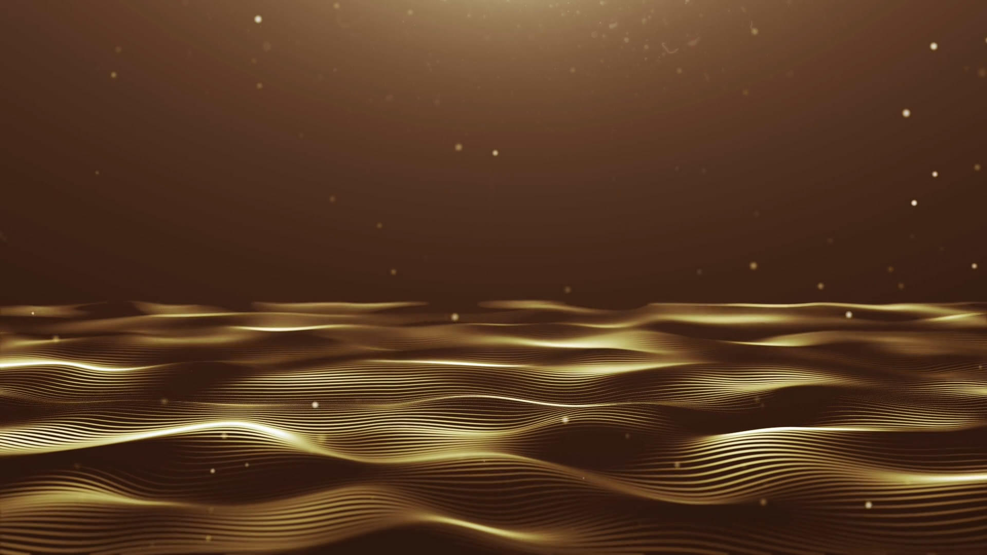 金色粒子线条视频的预览图