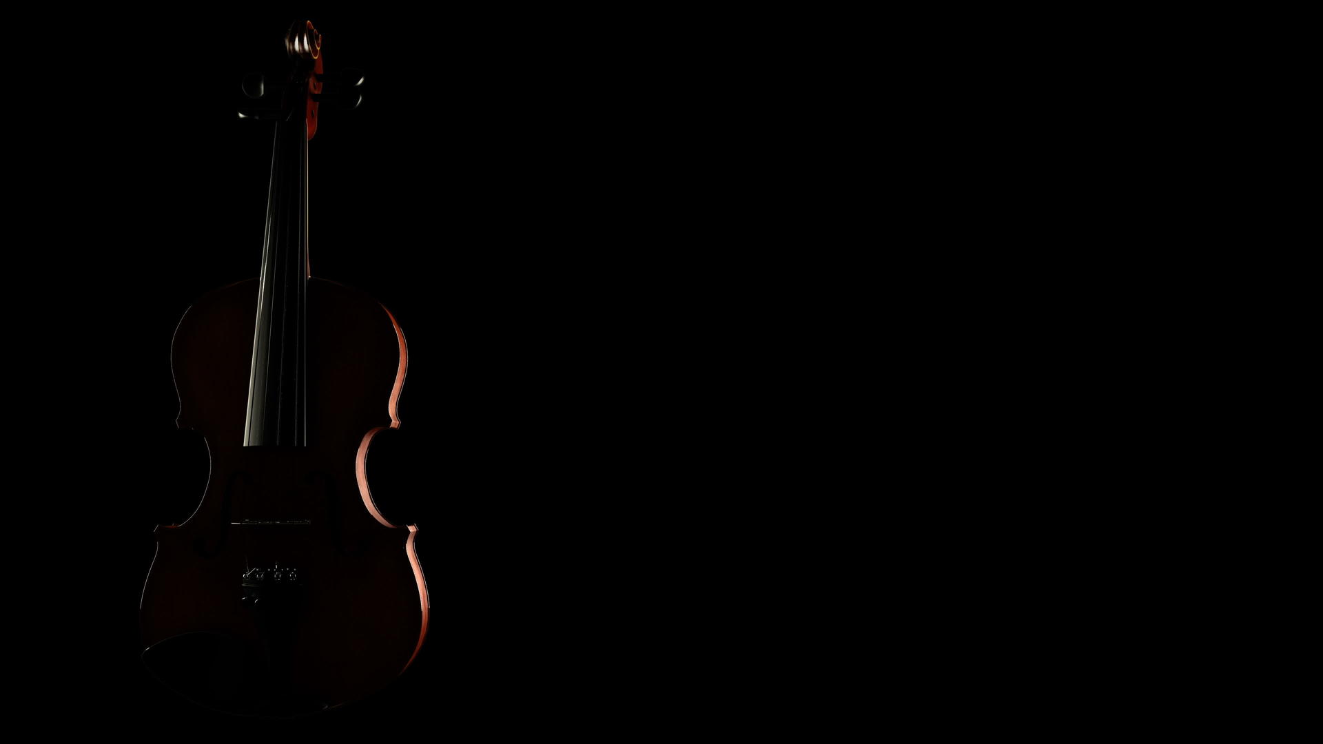 黑色背景小提琴慢4k视频的预览图