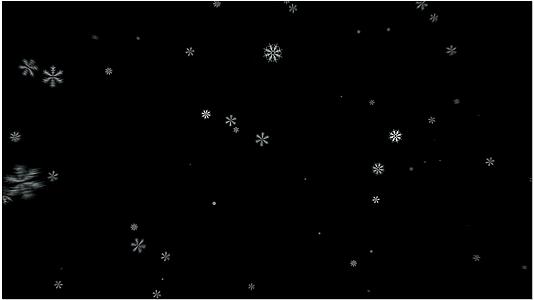 雪花素材（带透明通道）视频的预览图