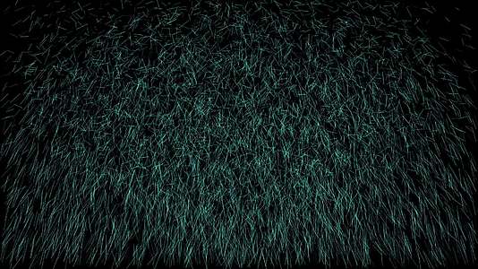 抽象的绿色粉尘颗粒生成创意颗粒背景视频的预览图