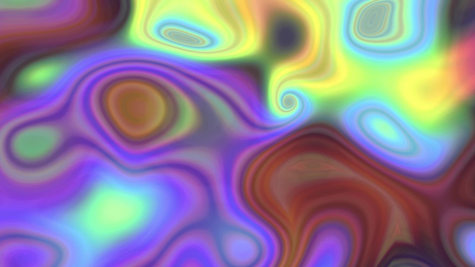 抽象的白色彩虹背景与泡沫视频的预览图