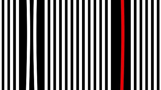 黑白动画与红色条纹视频的预览图