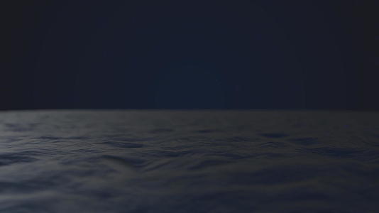 黄昏时的黑水晚上在海边的暮光之城抽象背景3d渲染与水线视频的预览图