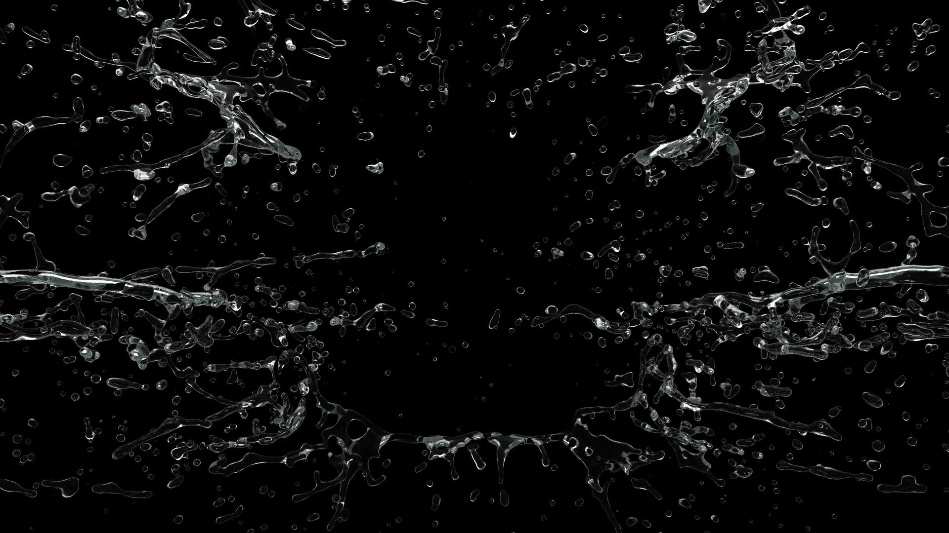 黑色背景4k黑底4的散漫水流K上缓慢移动视频的预览图