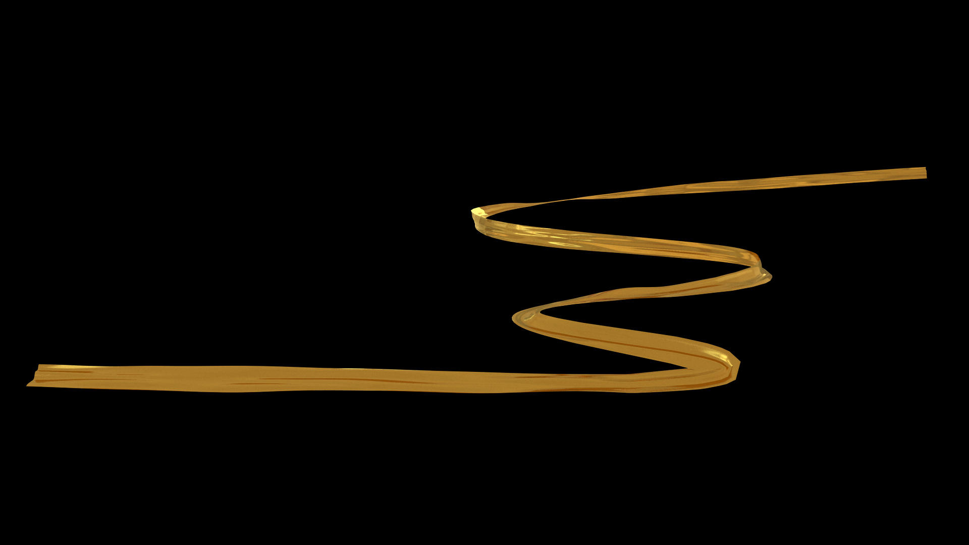 金色细丝带动态素材三合一带通道视频的预览图