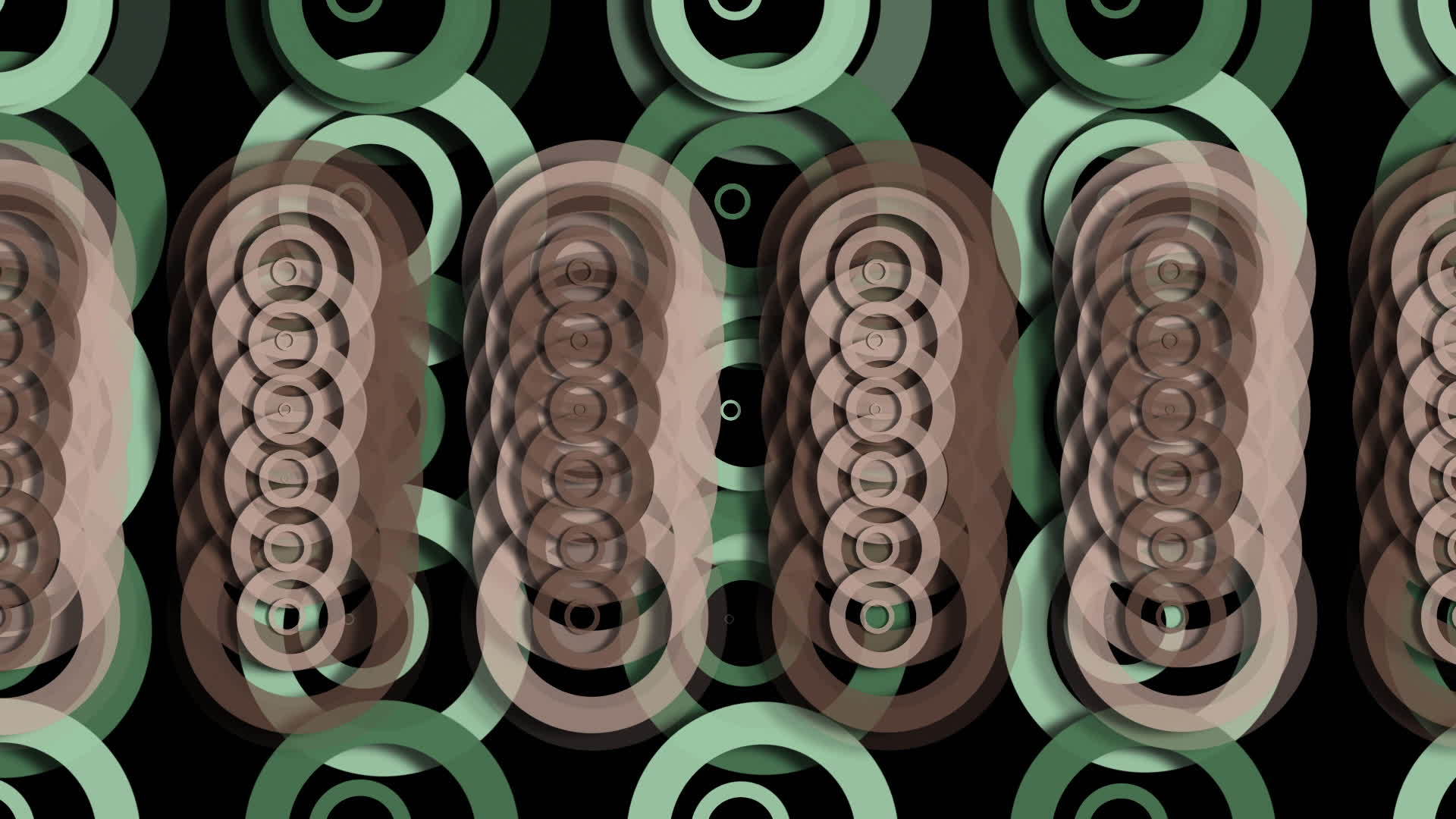 抽象圆形动态背景的抽象催眠形动态背景视频的预览图
