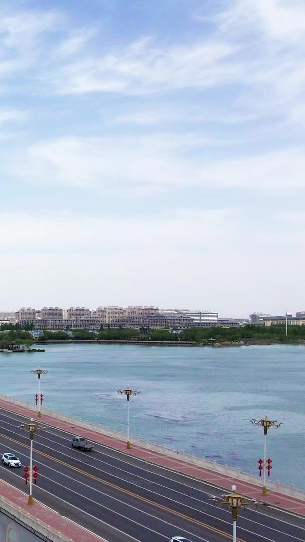 宁夏银川金水桥实拍视频的预览图