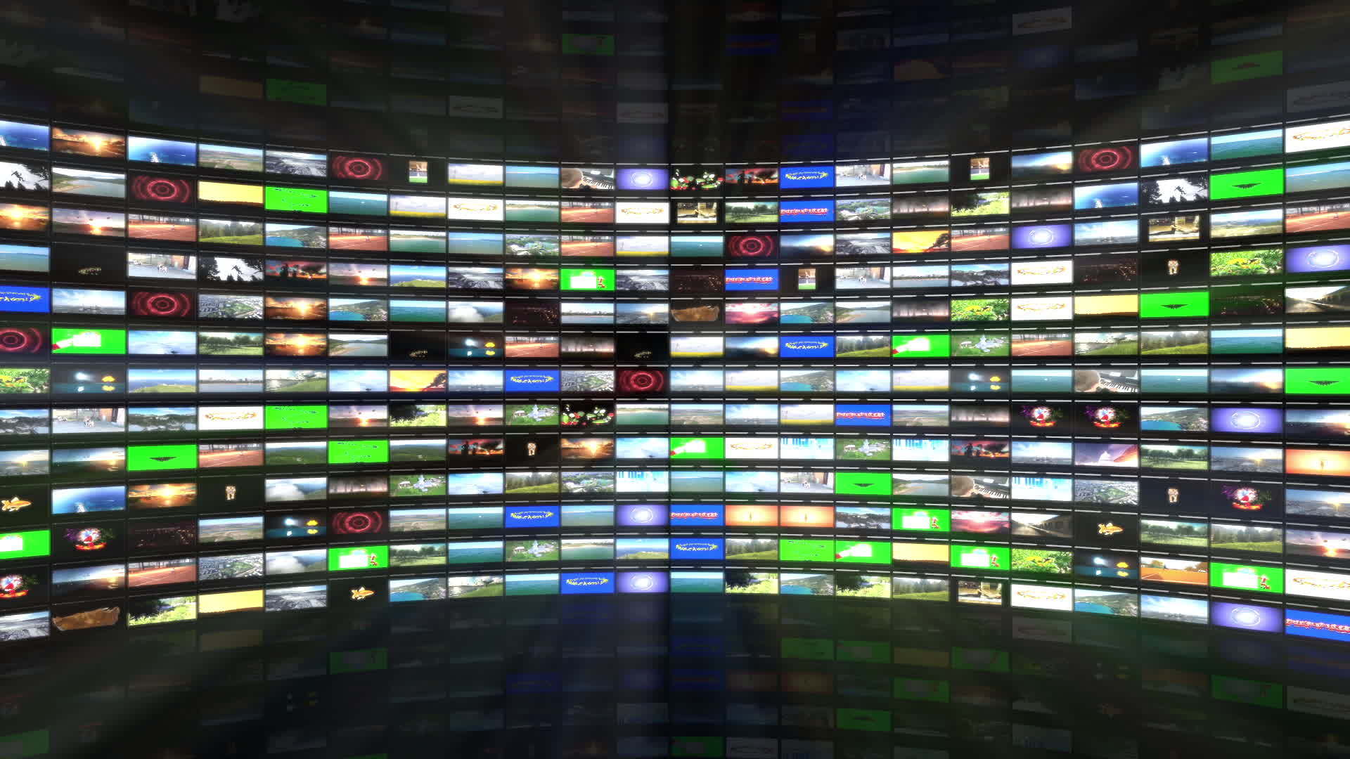 多媒体电视墙旋转无缝循环视频的预览图