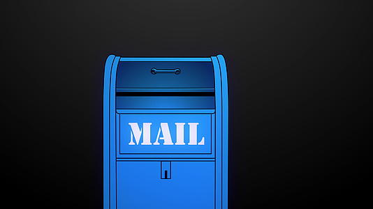 将邮件放入黑色邮箱邮箱邮箱视频的预览图