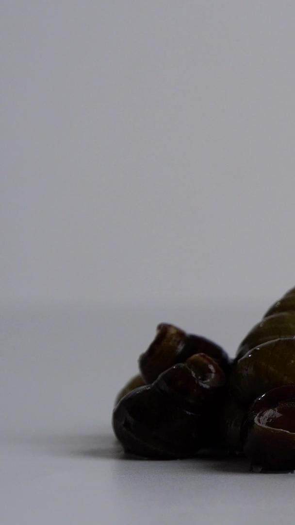 蜗牛蜗螺石螺水产美食视频的预览图