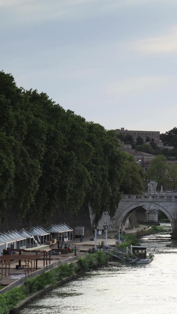 意大利首都罗马城市建筑风景日落延迟视频视频的预览图