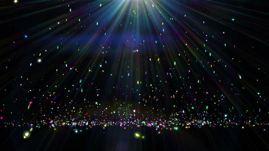 彩色粒子光雨抽象视频的预览图
