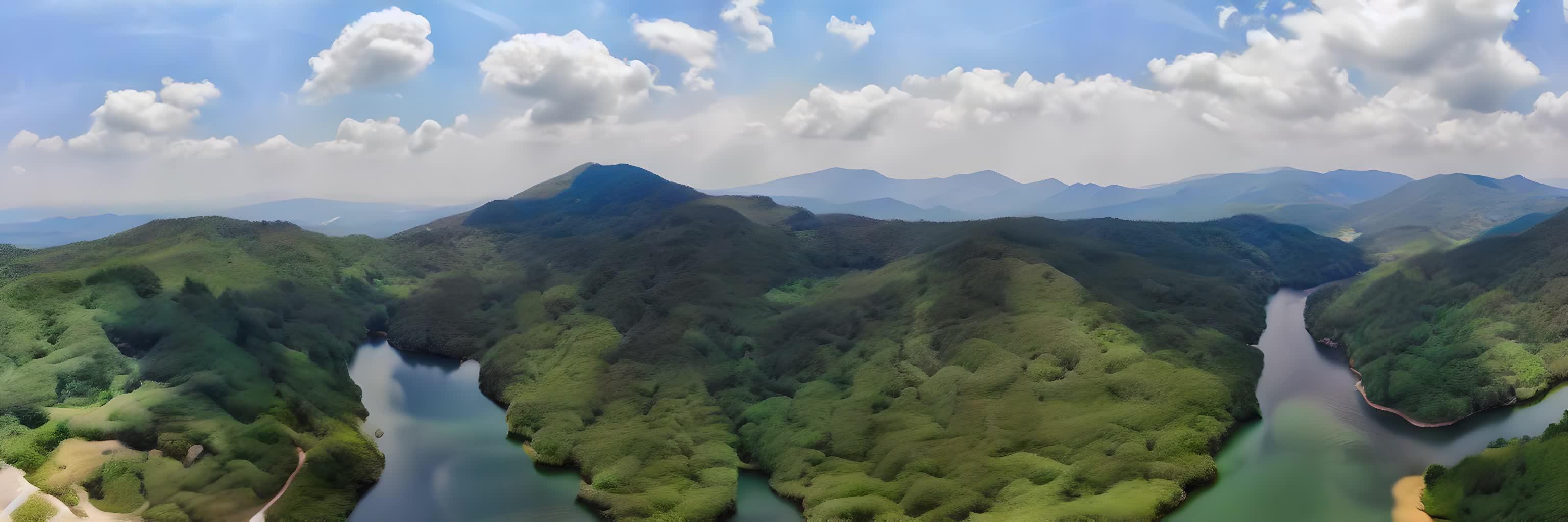 俯瞰湖北木兰天池全景长片视频的预览图