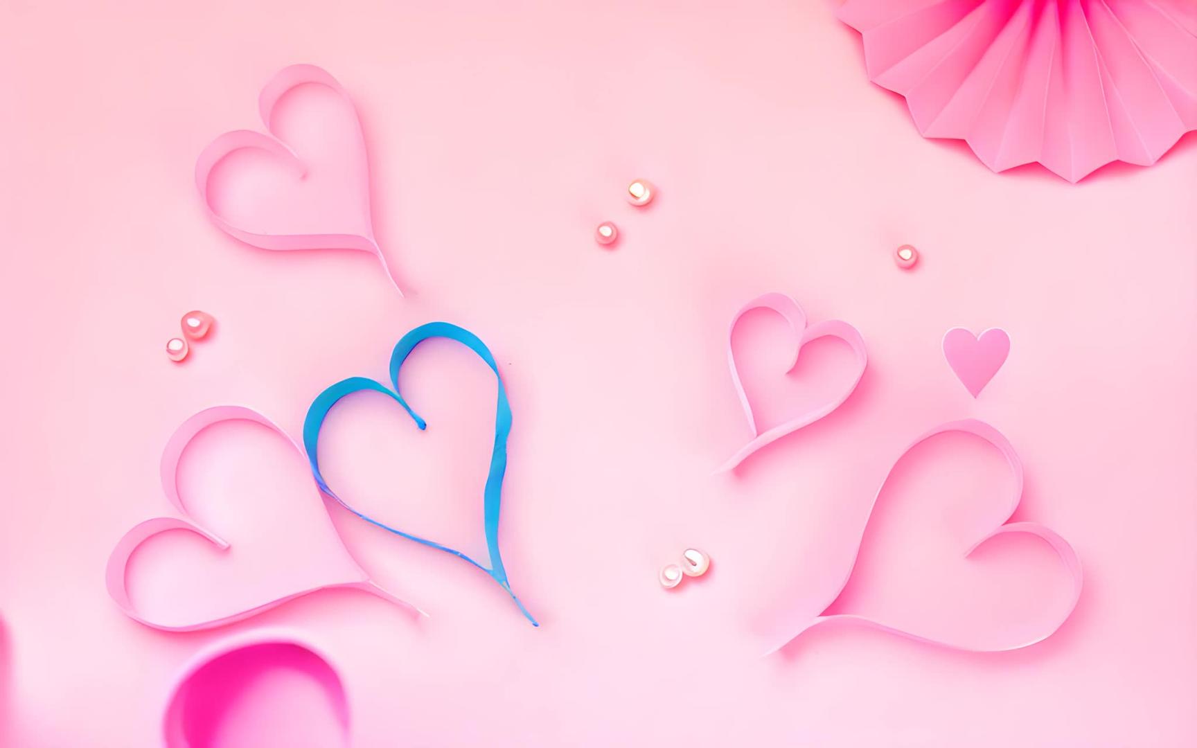 五十七夕情人节粉红玫瑰视频的预览图