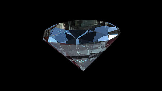 钻石旋转无缝环Alpha视频的预览图