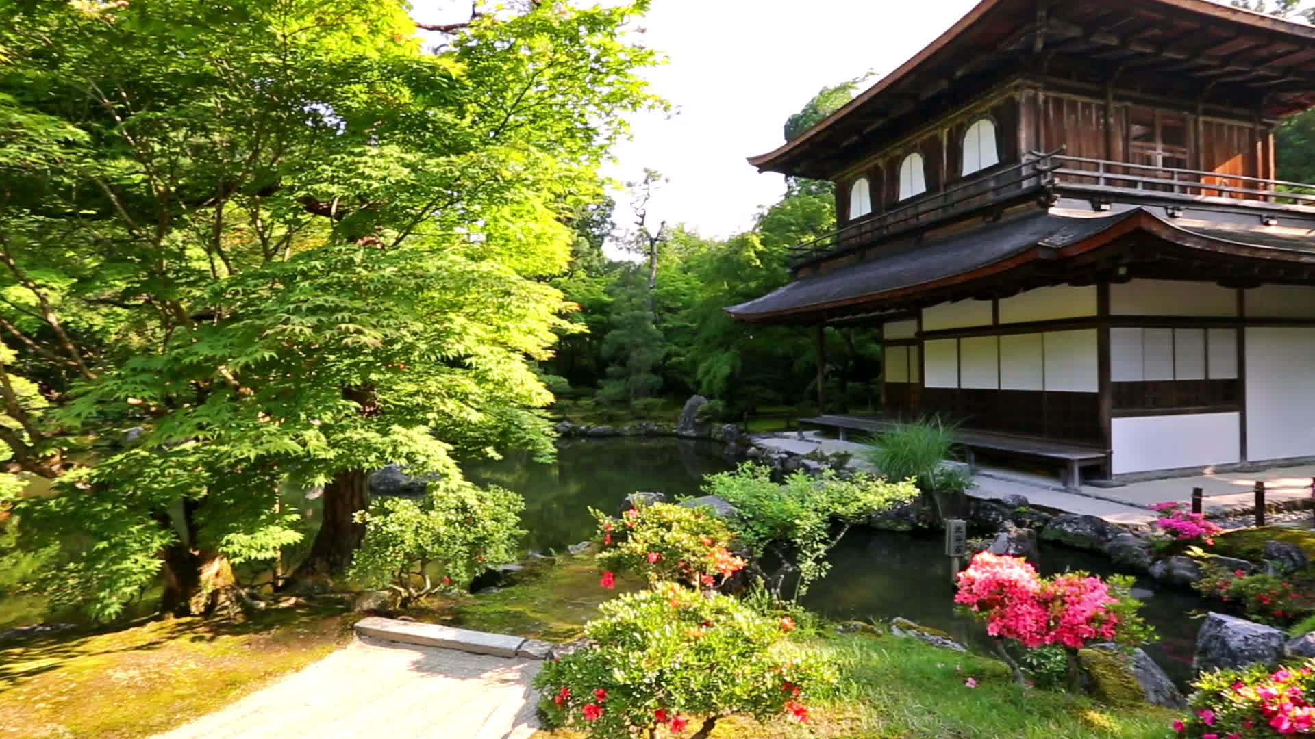 日本京都的庙宇视频的预览图