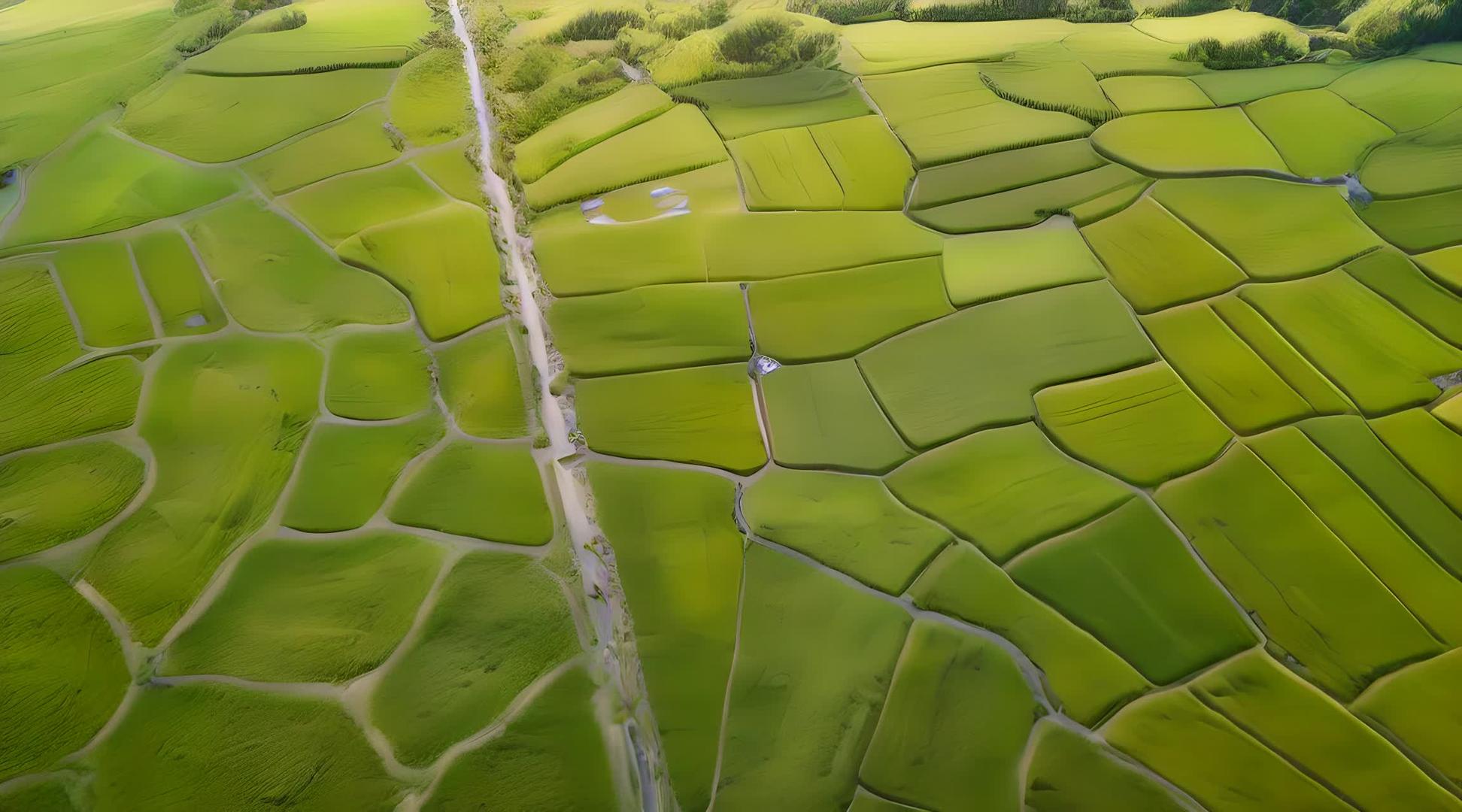 农业水稻田航拍视频的预览图