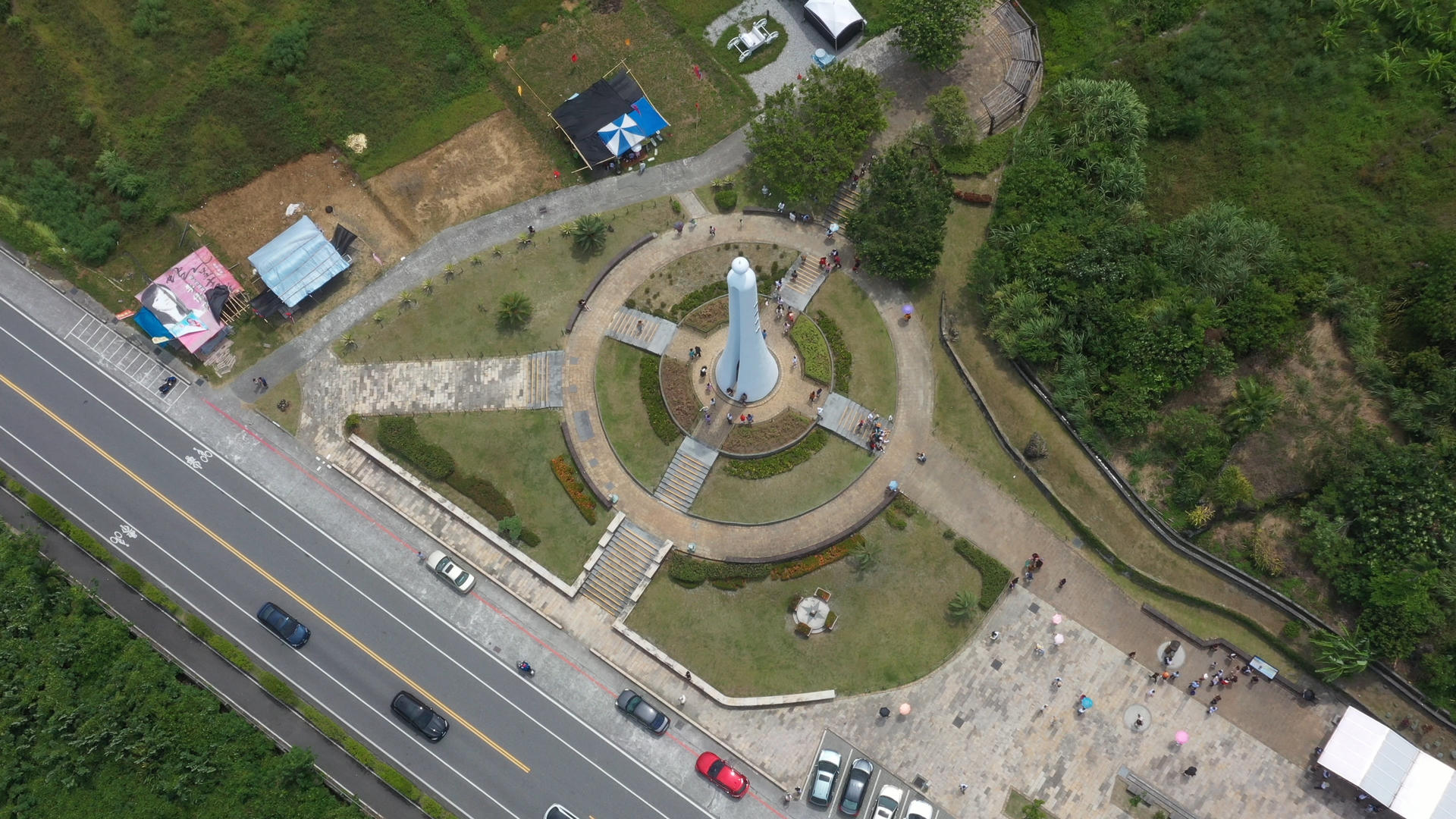 台湾北回归线纪念碑航拍视频的预览图