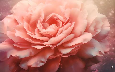 玫瑰的油画风格视频的预览图