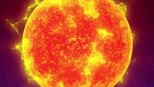 太阳表面4k视频的预览图