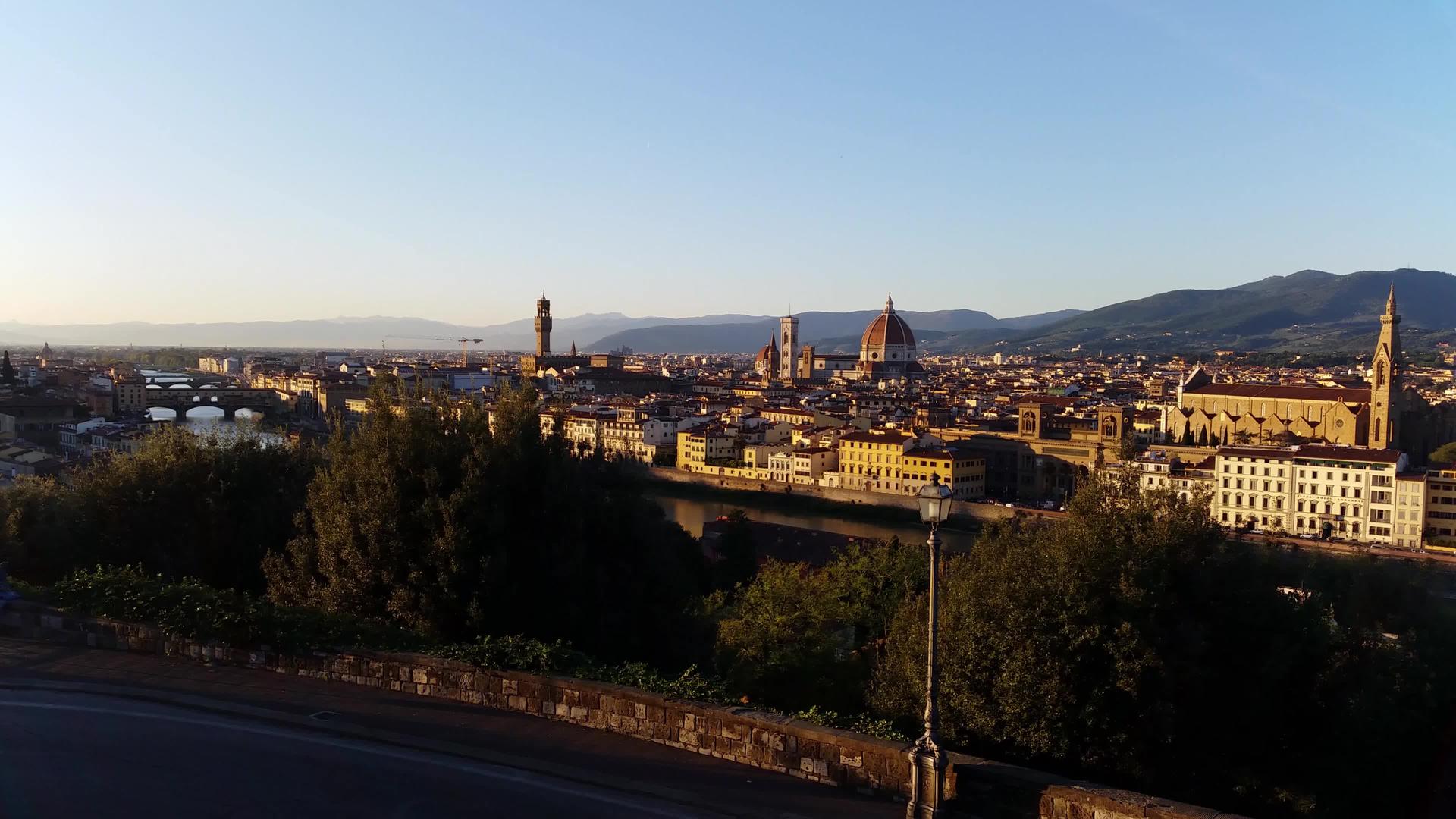 意大利风景从广场michelangelo视频的预览图