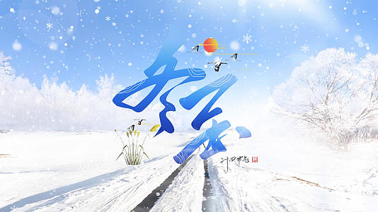 中国风冬至文化习俗介绍宣传AE模板视频的预览图