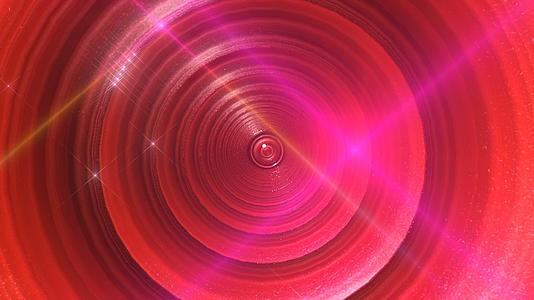 红色隧道的空间抽象视频的预览图