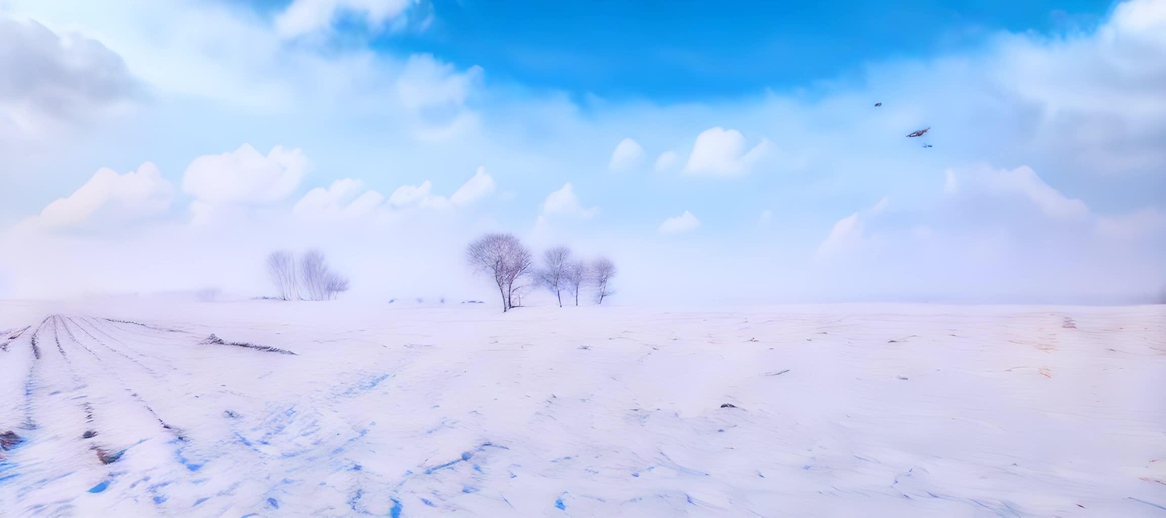 雪地风光视频的预览图