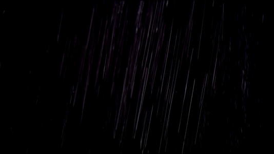 隔离在黑色变异1上的雨hd视频的预览图