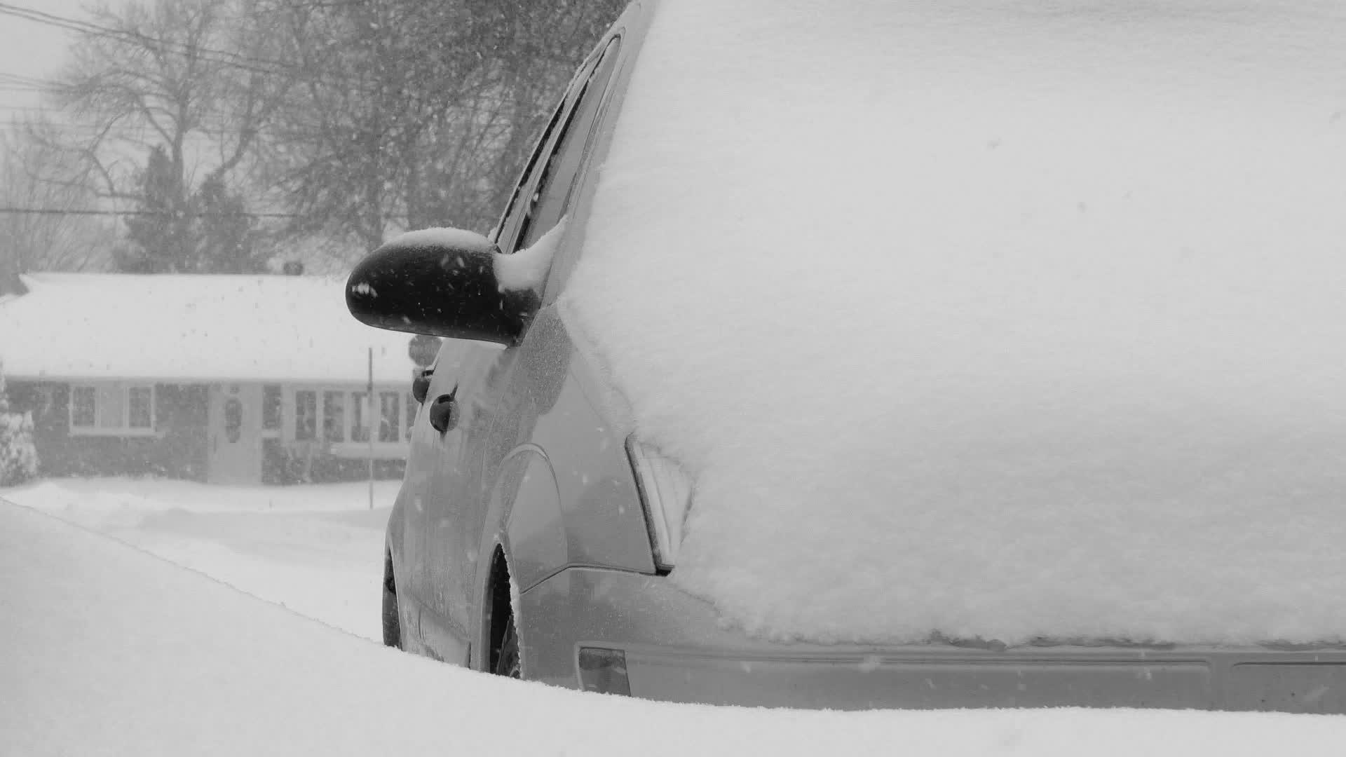 被雪覆盖的汽车视频的预览图