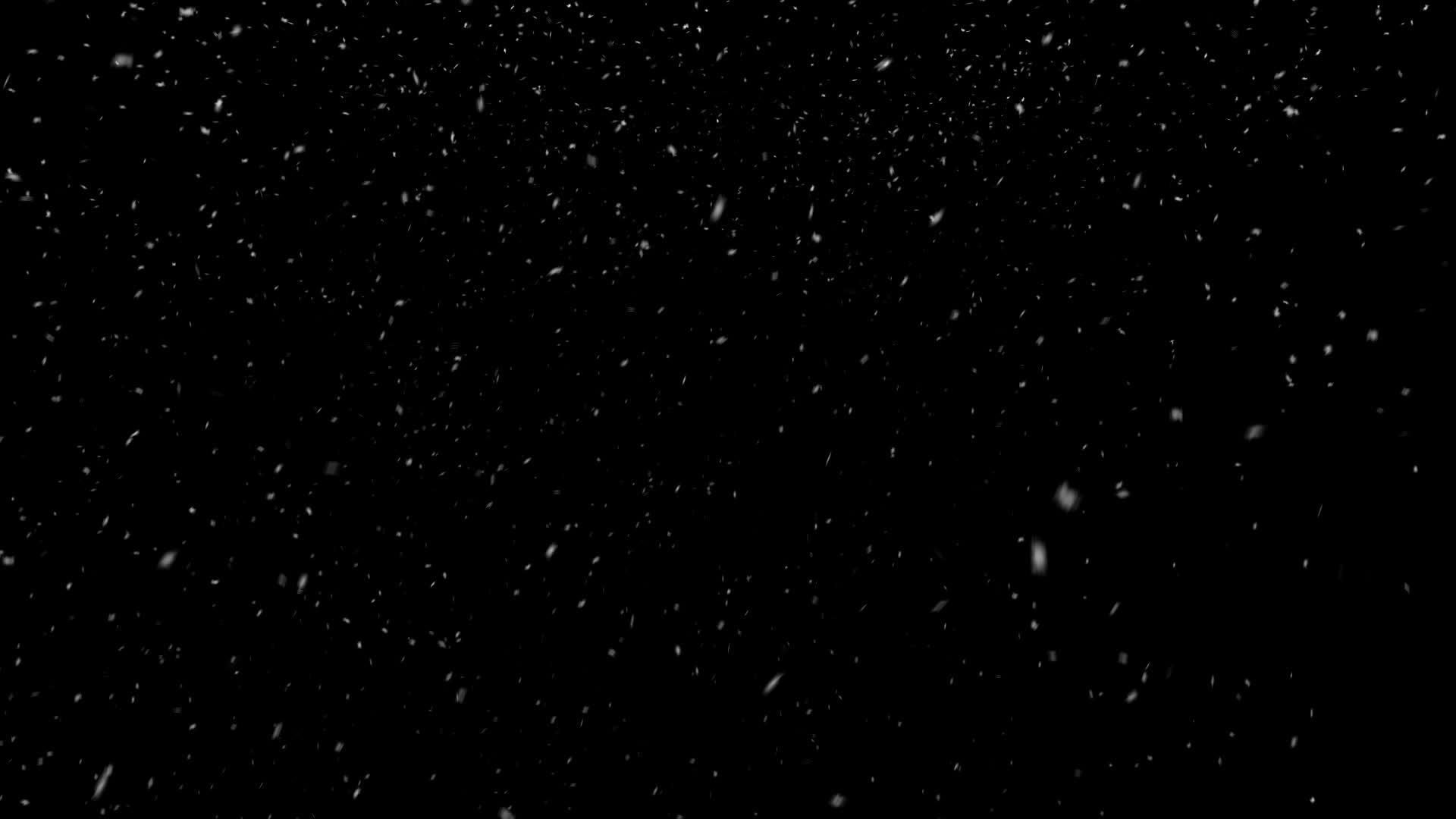 黑色背景下的雪运动hd视频的预览图