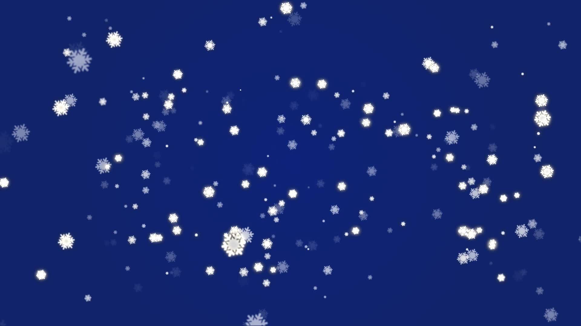 冬季雪片视频的预览图