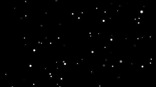 黑背景hd空间小白球动画运动hd视频的预览图