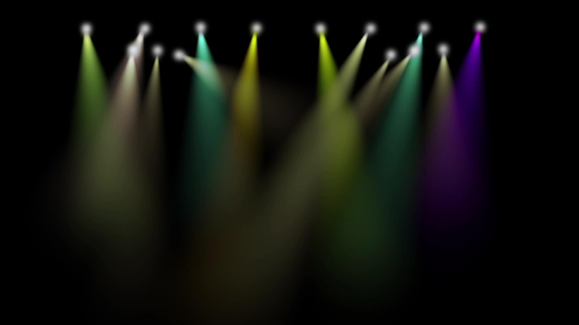 有灯光的自由舞台舞台照明背景音乐会灯光视频的预览图