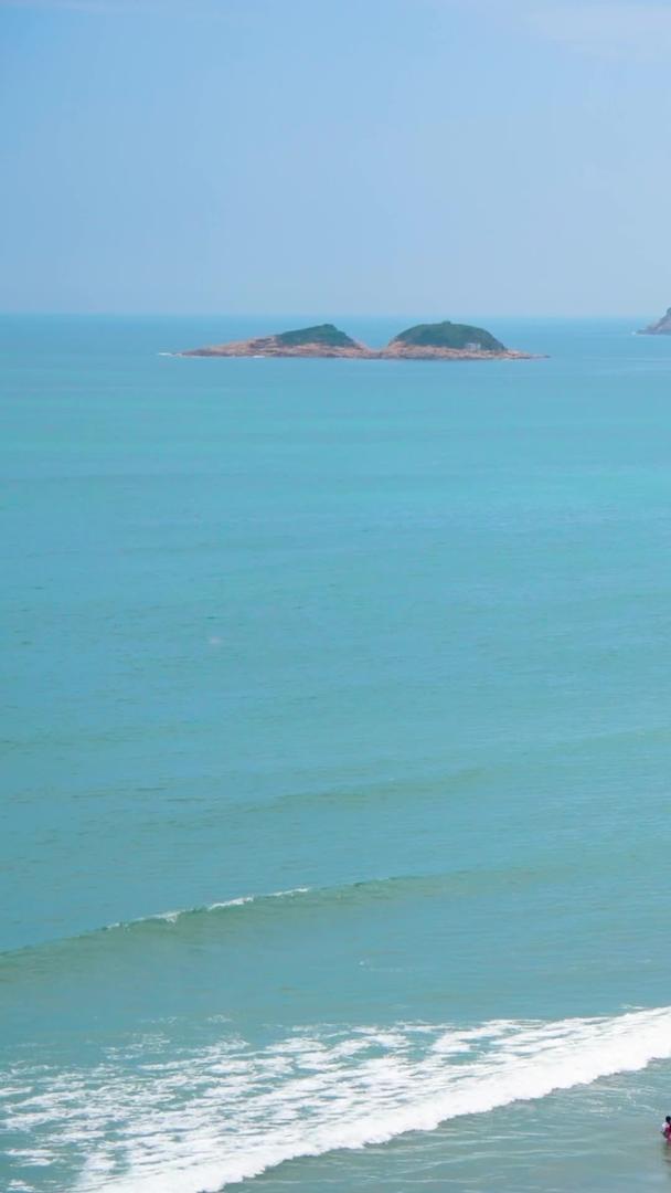 广东省惠州双月湾大海美景视频的预览图