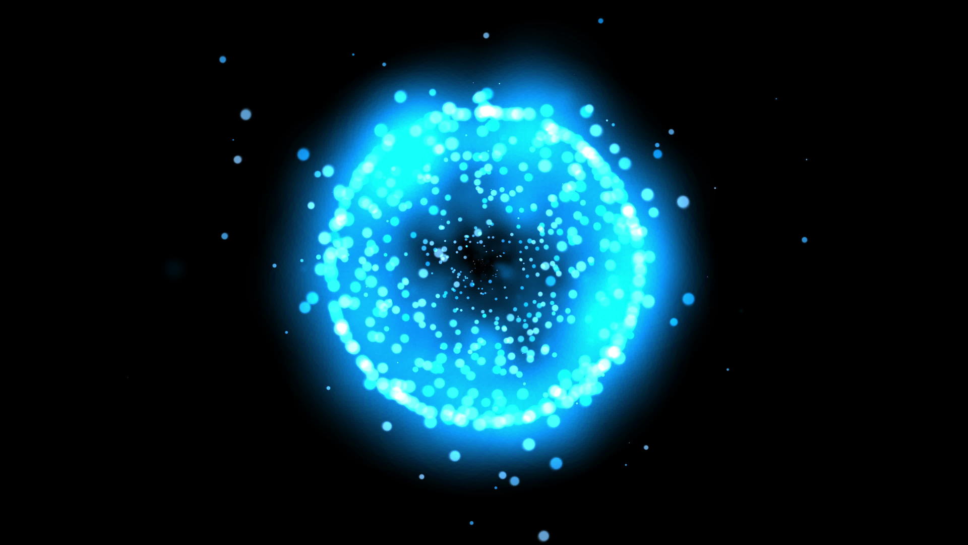 分子球体3d粒子4k视频的预览图