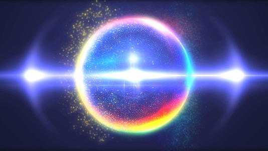 行星粒子光运动视频的预览图
