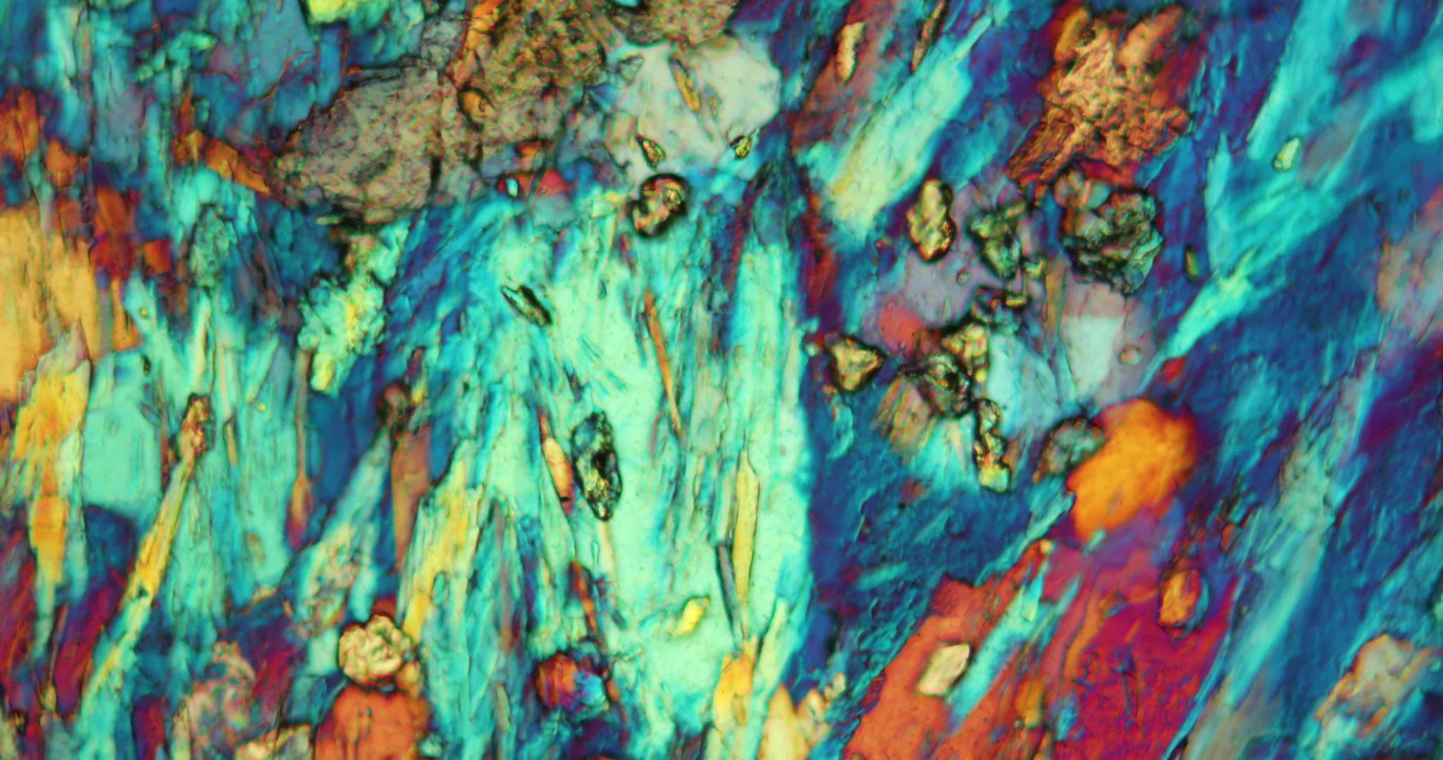 显微镜下的氯石岩块视频的预览图