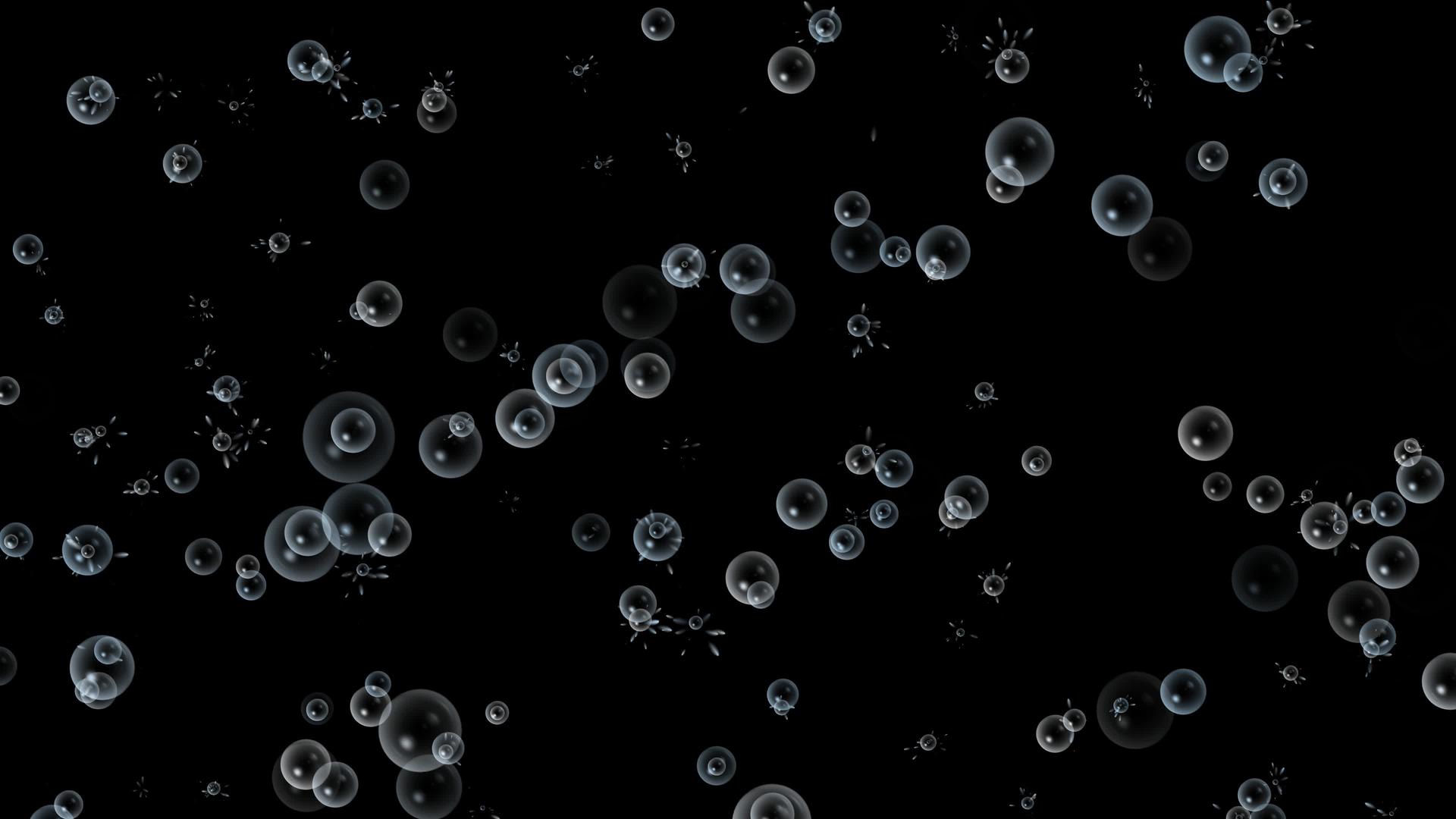 泡沫色抽象运动背景44k视频的预览图
