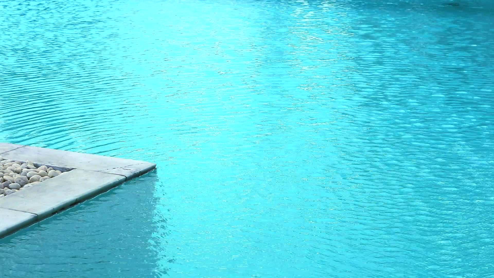 大理石石头和水面漂浮在水池中视频的预览图