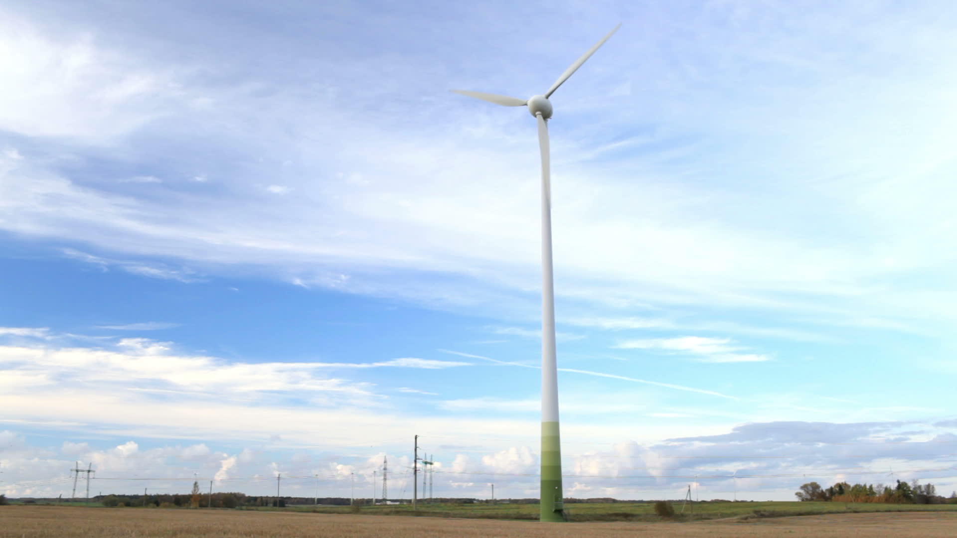 实地风力涡轮机视频的预览图