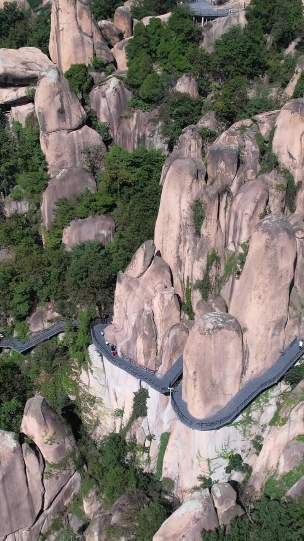 航拍5A河南省大幕崖和高空栈道景区视频视频的预览图