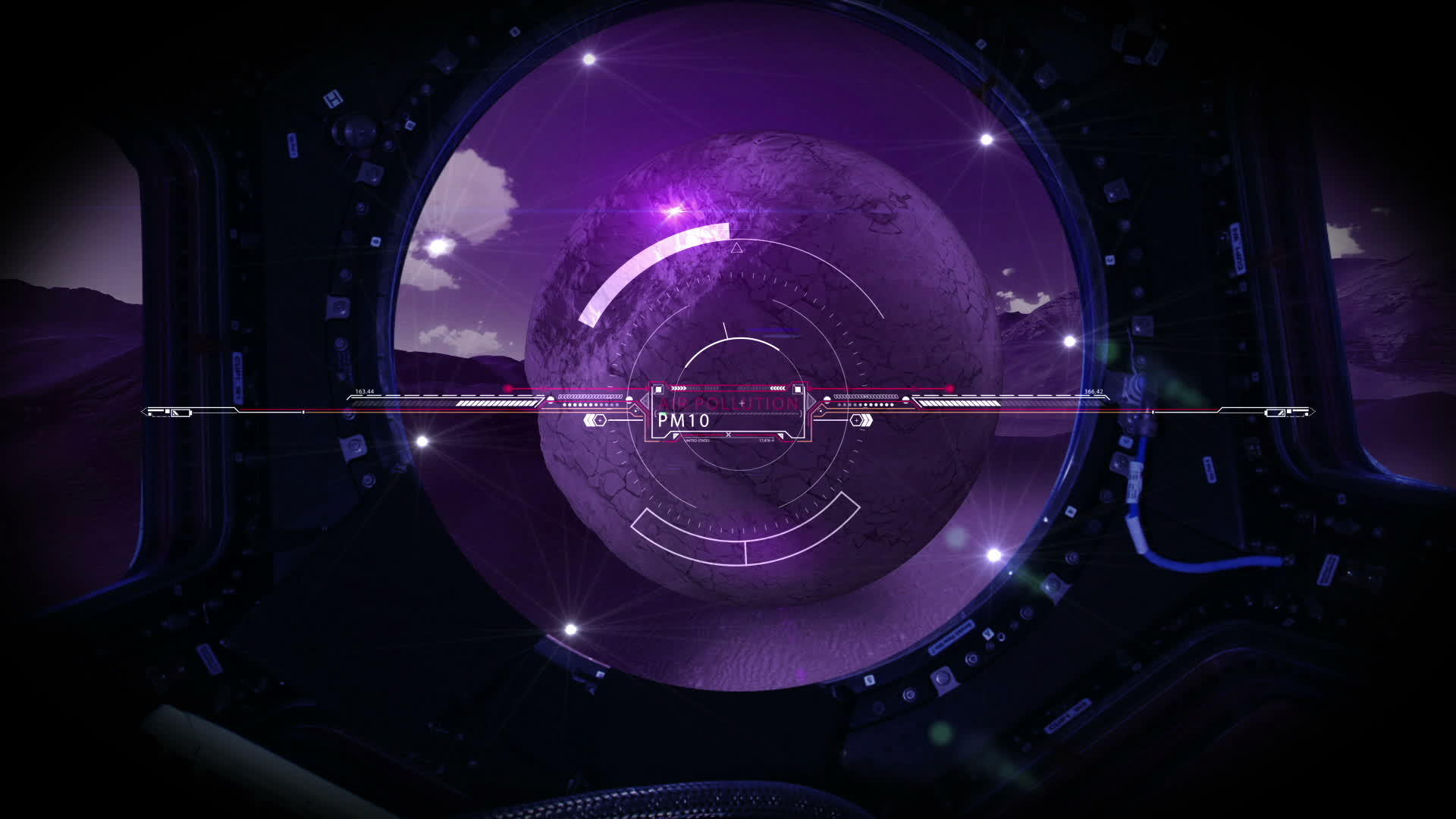 从船窗外的太空看外星行星OFTRANSLATORS视频的预览图