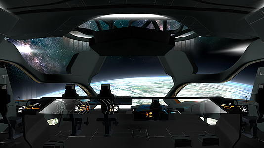 宇宙飞船指挥室视线视频的预览图