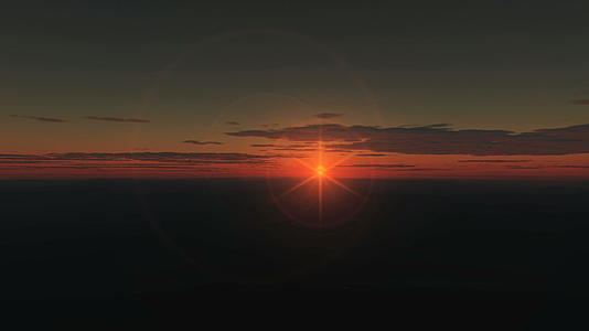 日出时云中苍蝇视频的预览图